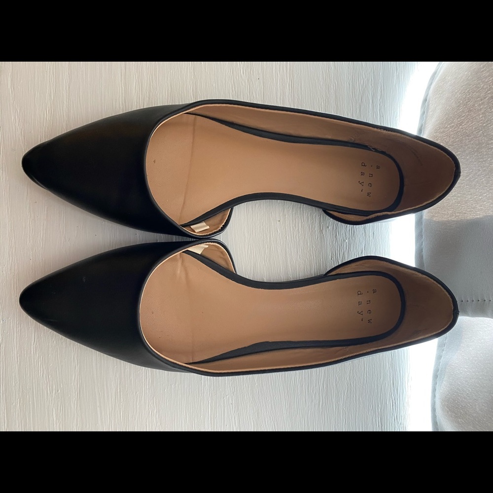 Black D’Orsay Flats